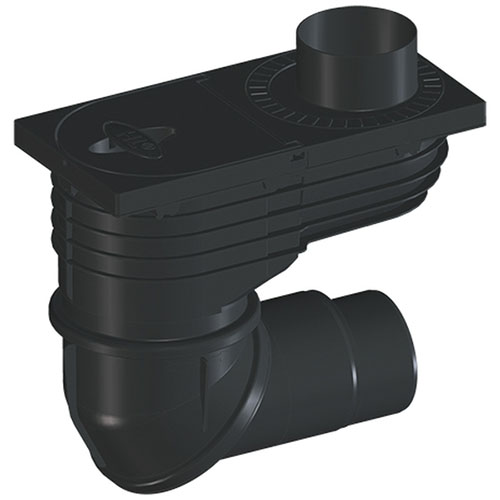 HL600N Дождеприемник с двумя шарнирными соединениями DN110/125